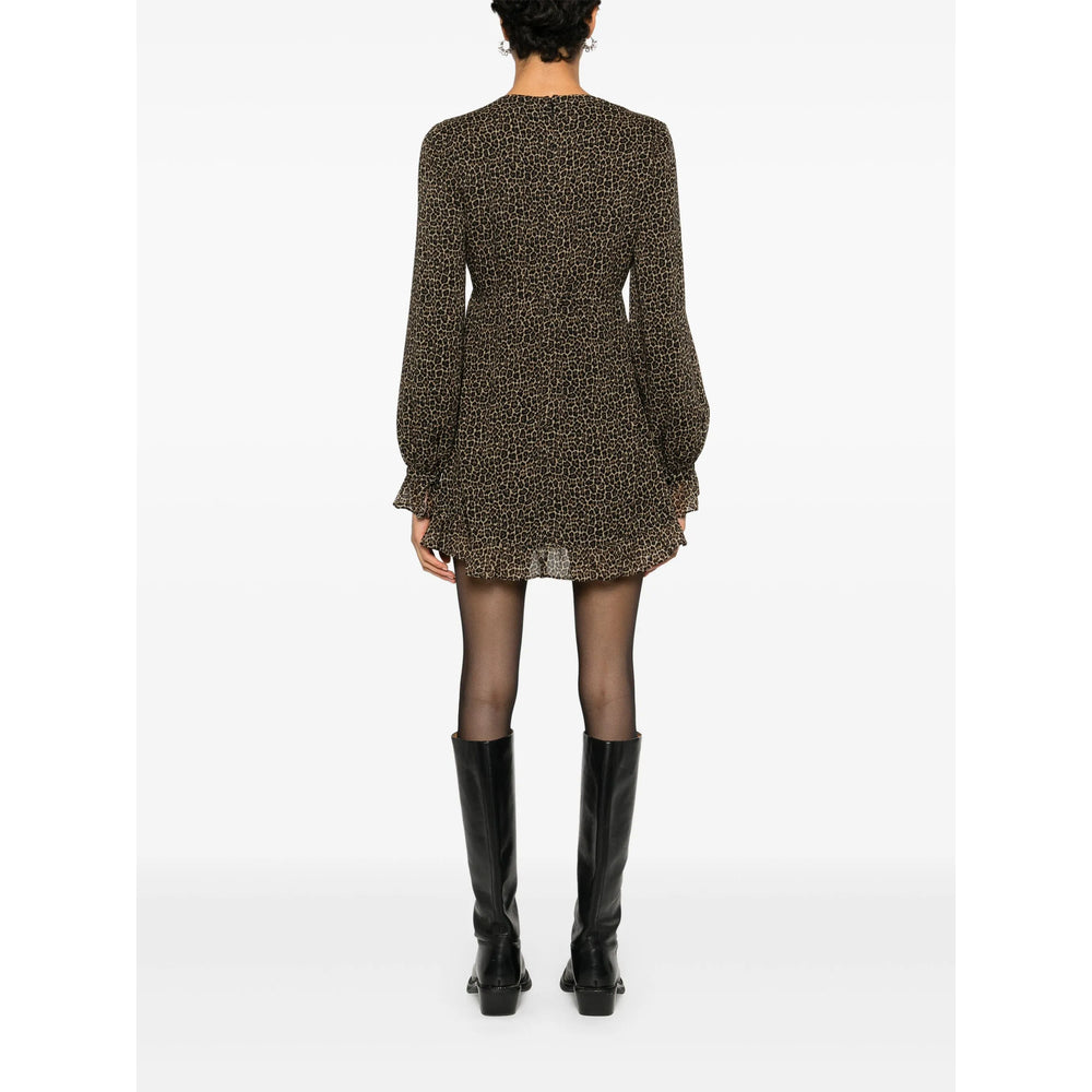 Saint Laurent Brown Dresses - Day Dresses Women by Luosophy