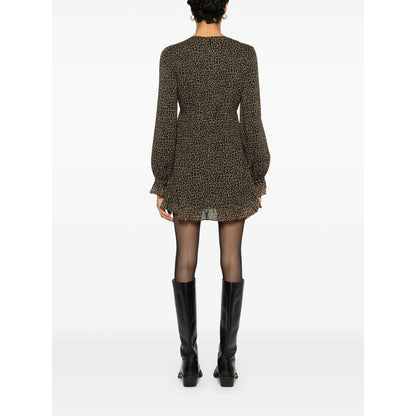 Saint Laurent Brown Dresses - Day Dresses Women by Luosophy