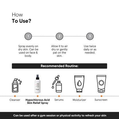 Minimalist HOCL Skin Relief Spray 150 PPM Face &amp; Body Spray by Dista