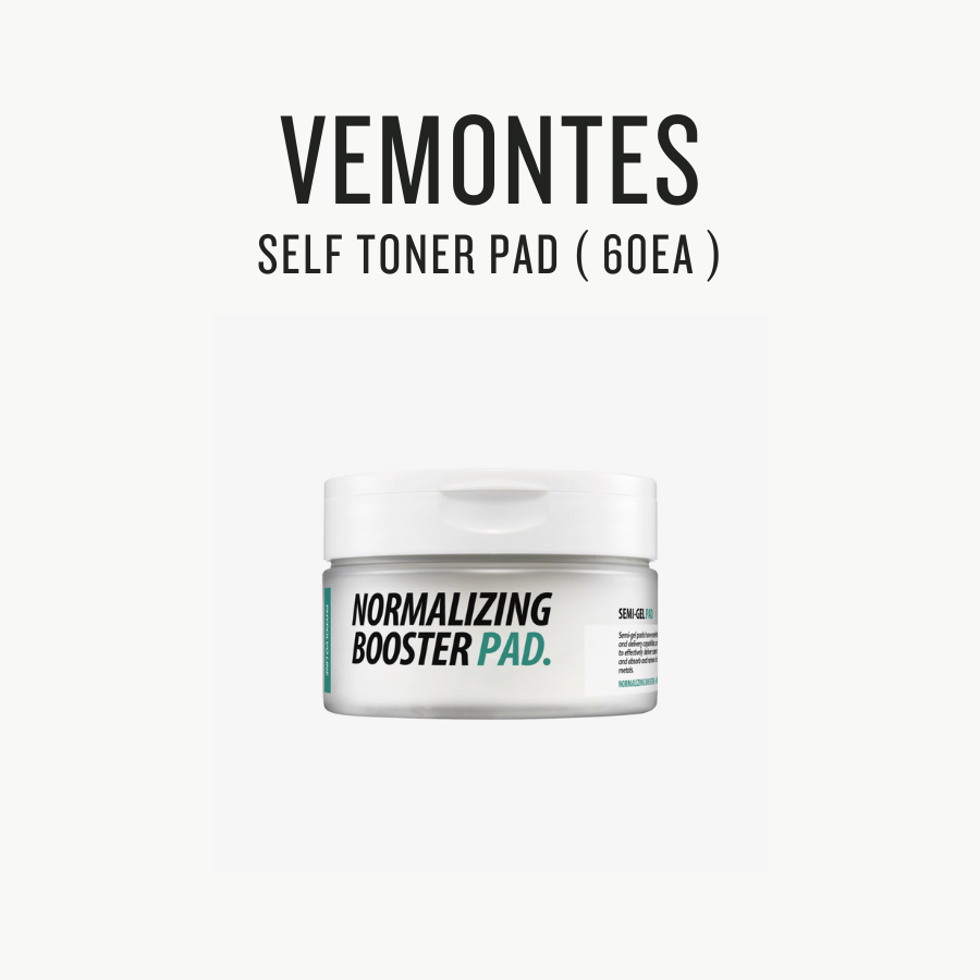 [ Vemontes ] Normalizing booster toner pad ( 60EA ) by Pi-Boo