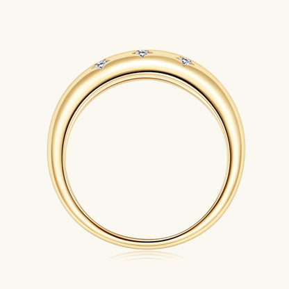 Pure Sterling Silver Inlaid Sparkala™ Star Ring by Sparkala