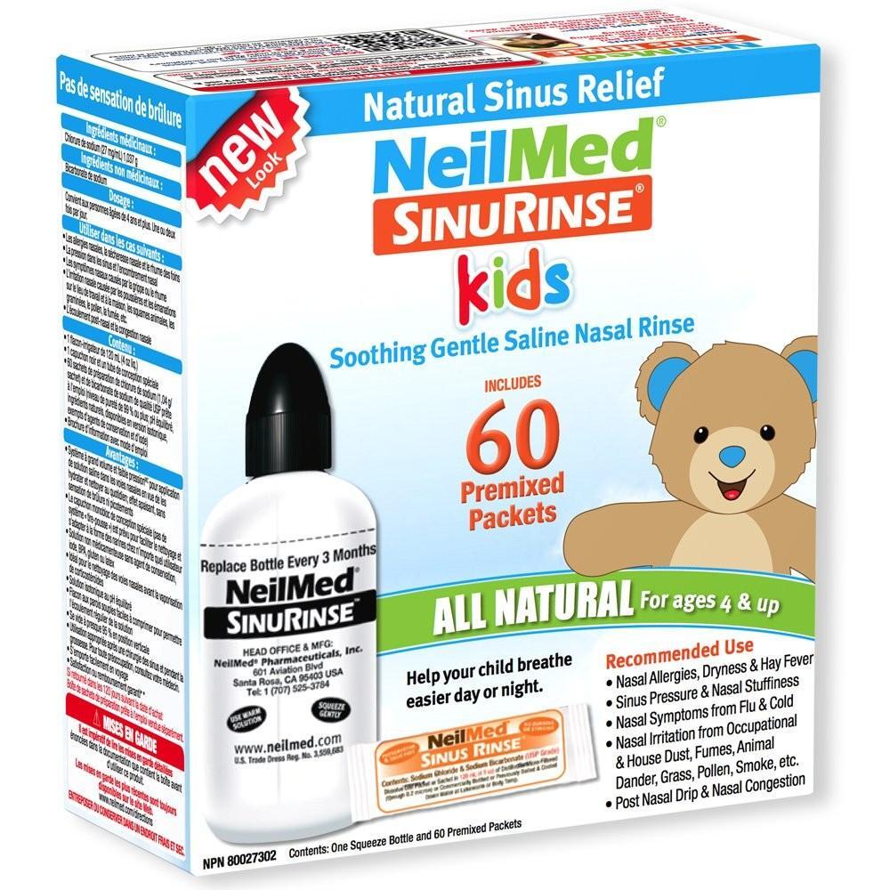 NeilMed Sinus Rinse Kit Pediatric - 60 Premixed Packets by Pasteur Pharmacy