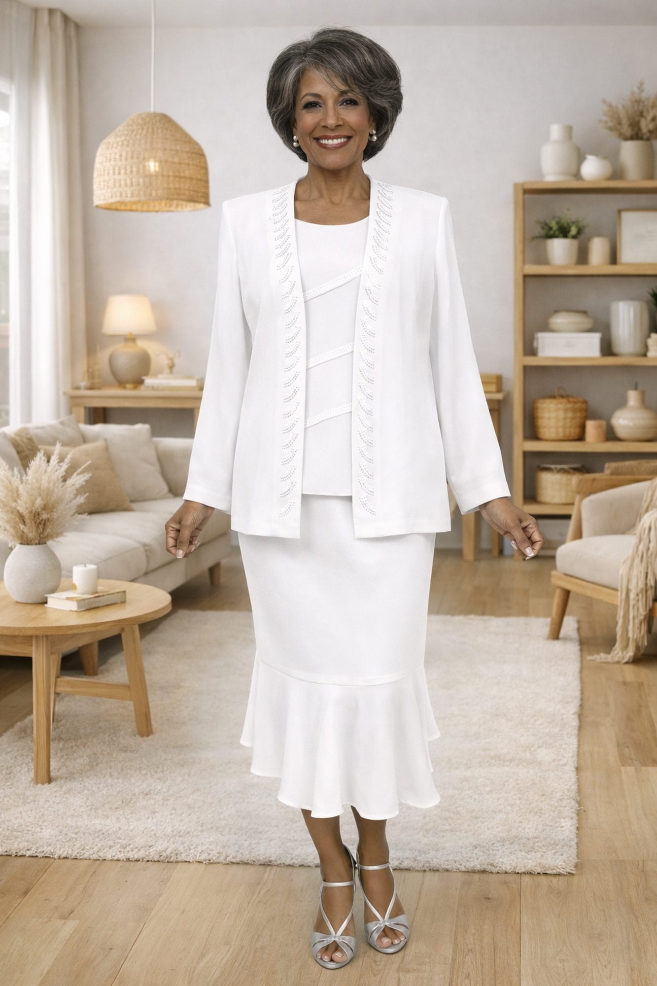 CLEARANCE - Hosanna 5577 Modest 3-Piece Outfit Set Ankle Length (Size 5XL) by DiscountDressShop