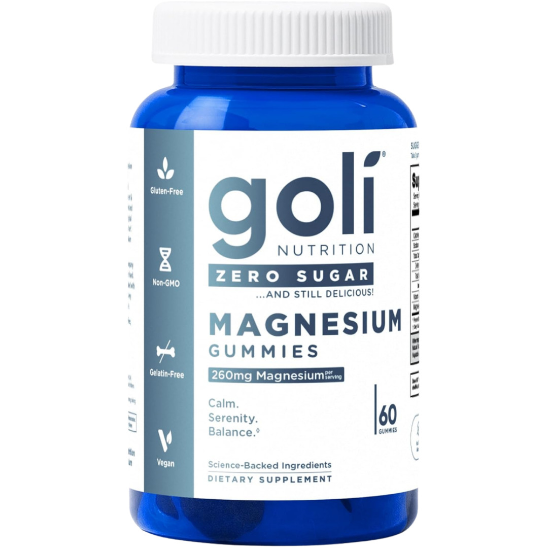 Goli Magnesium Glycinate Sugar-Free Gummies (60 ct) by Farmacias Savia