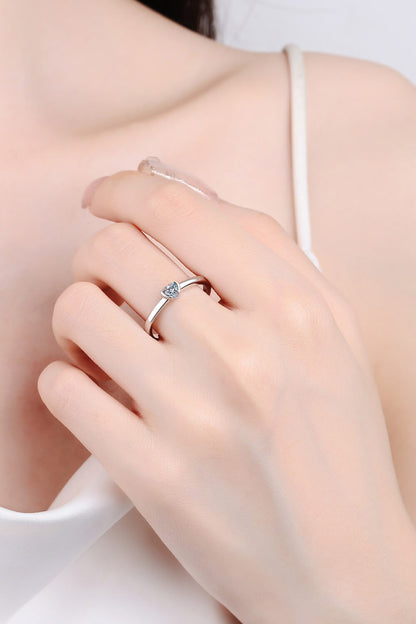 Heart-Shaped Sparkala™ Solitaire Ring by Sparkala