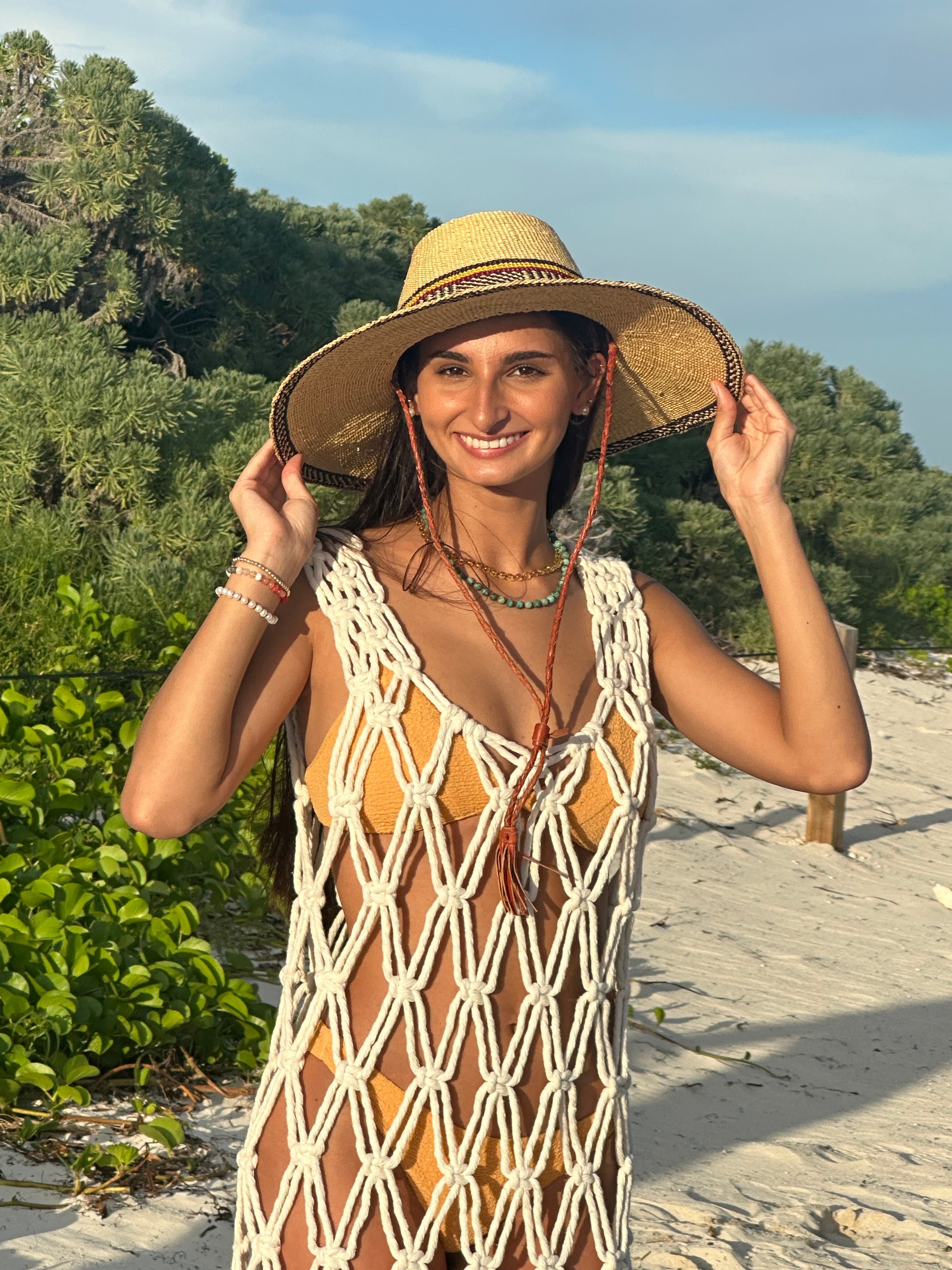 Woven Sun Hat by CanyonLeaf
