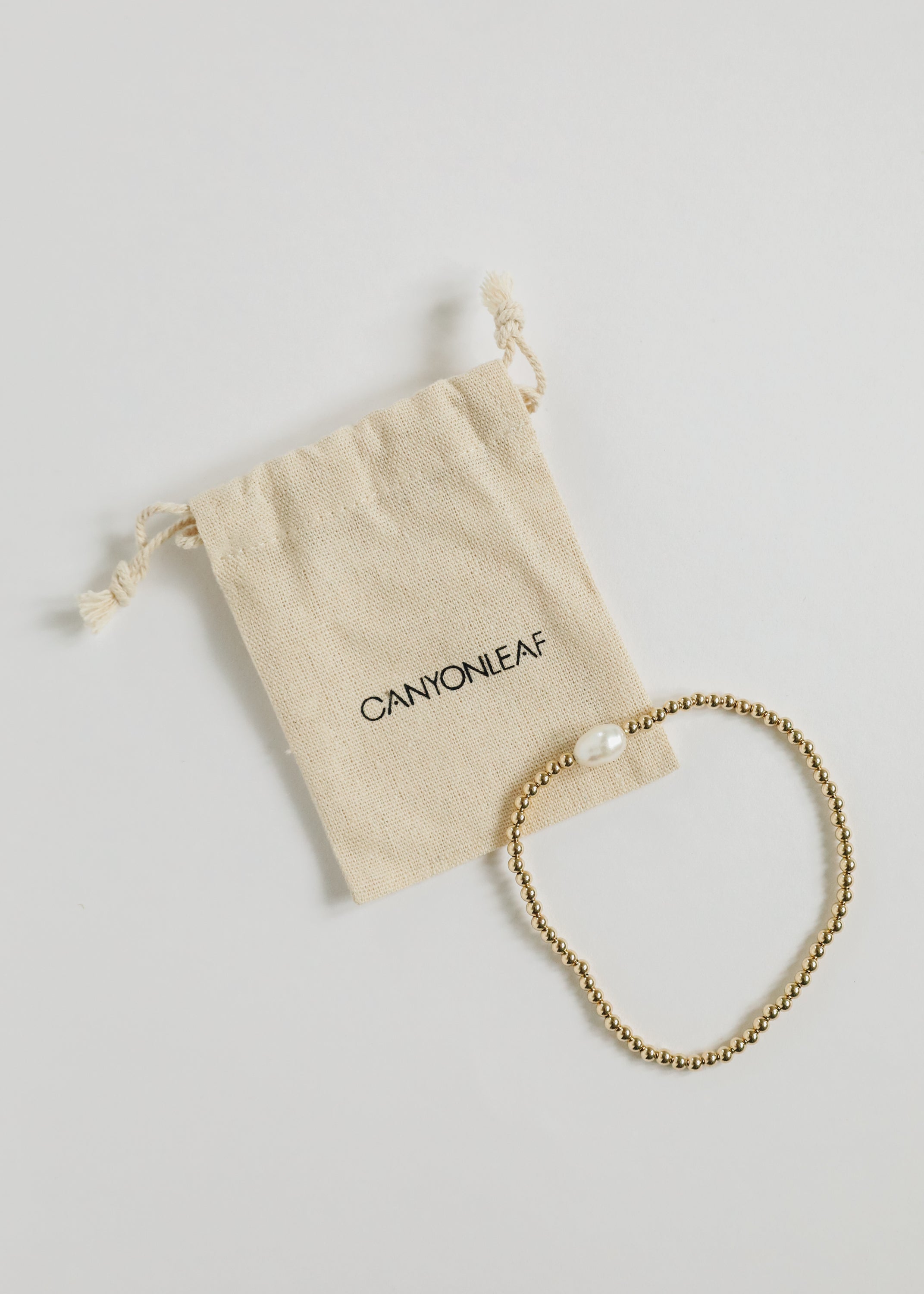 Natural Pearl + 14k Gold Filled Beaded || Anklet or Bracelet by CanyonLeaf