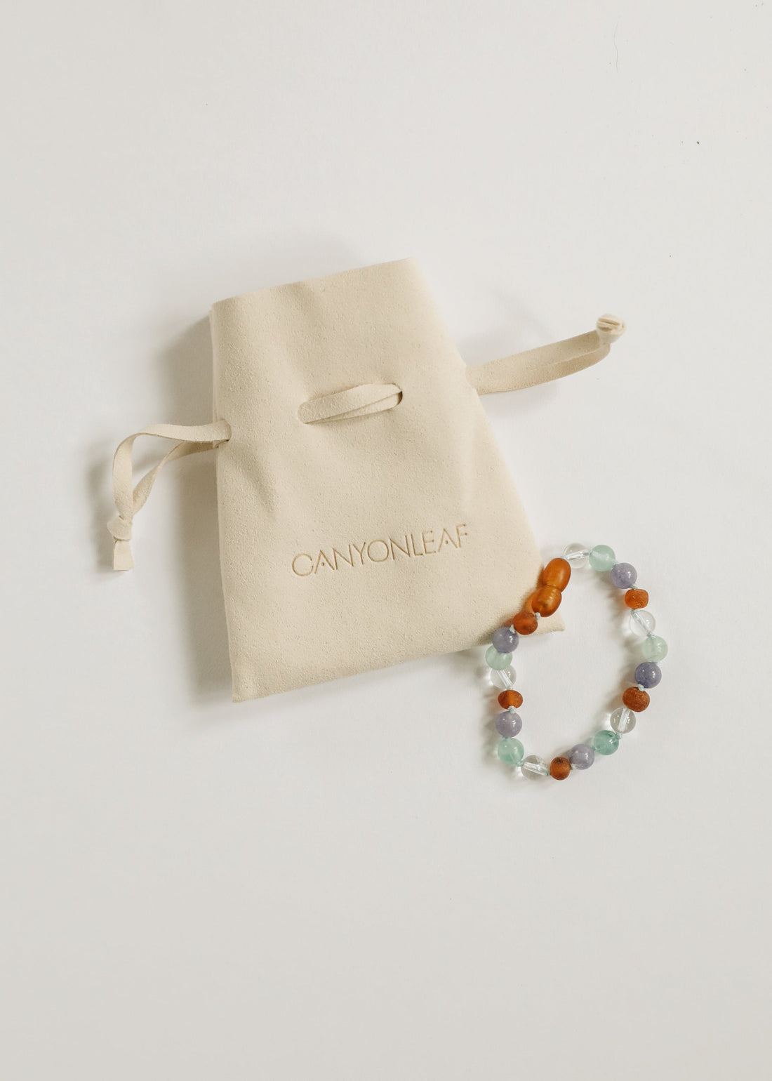 Baltic Sea Amber + Natural Gemstone || Anklet or Bracelet by CanyonLeaf