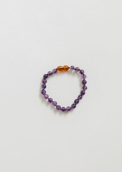 Pure Gemstone + Amethyst || Anklet or Bracelet by CanyonLeaf