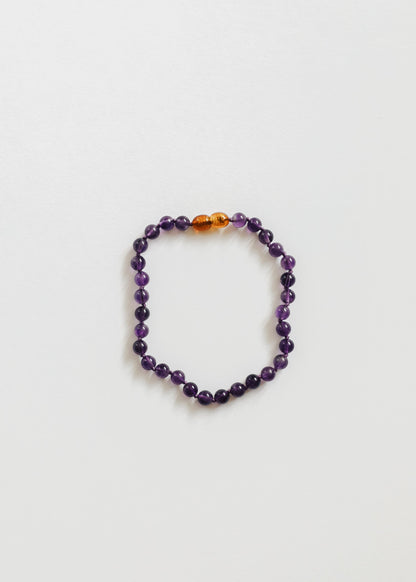 Pure Gemstone + Amethyst || Anklet or Bracelet by CanyonLeaf