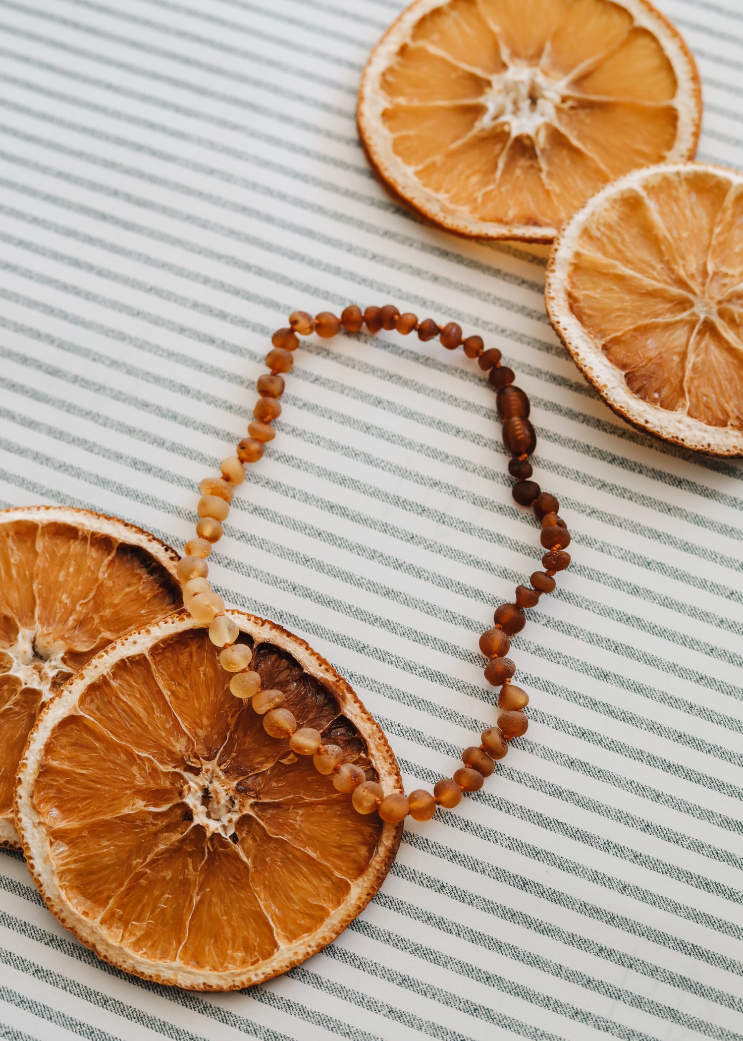 Raw Baltic Amber + Sunflower || Necklace || by CanyonLeaf