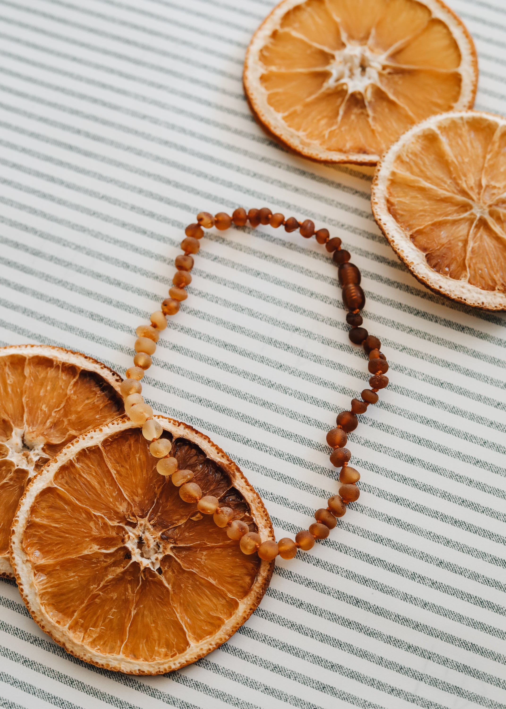 Raw Baltic Amber + Sunflower || Necklace || by CanyonLeaf