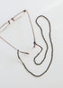 Baltic Sea Amber + Gemstone || Beaded Eyeglass Necklace - Natural Black by CanyonLeaf