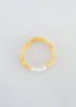 Raw Honey Baltic Amber + Pearls || Adult Bracelet by CanyonLeaf