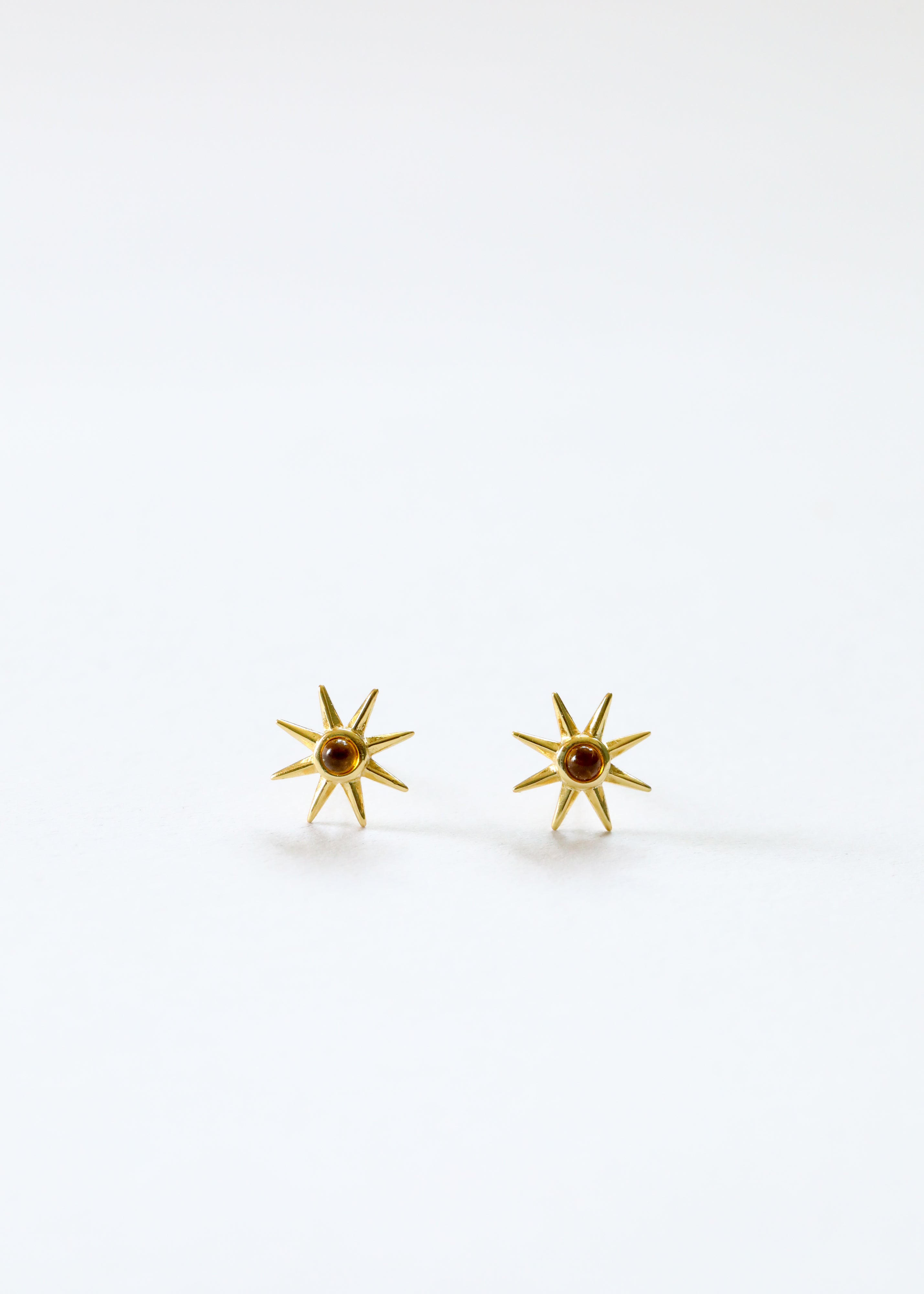 18K Gold Vermeil + Baltic Sea Amber || Sunshine Earrings by CanyonLeaf