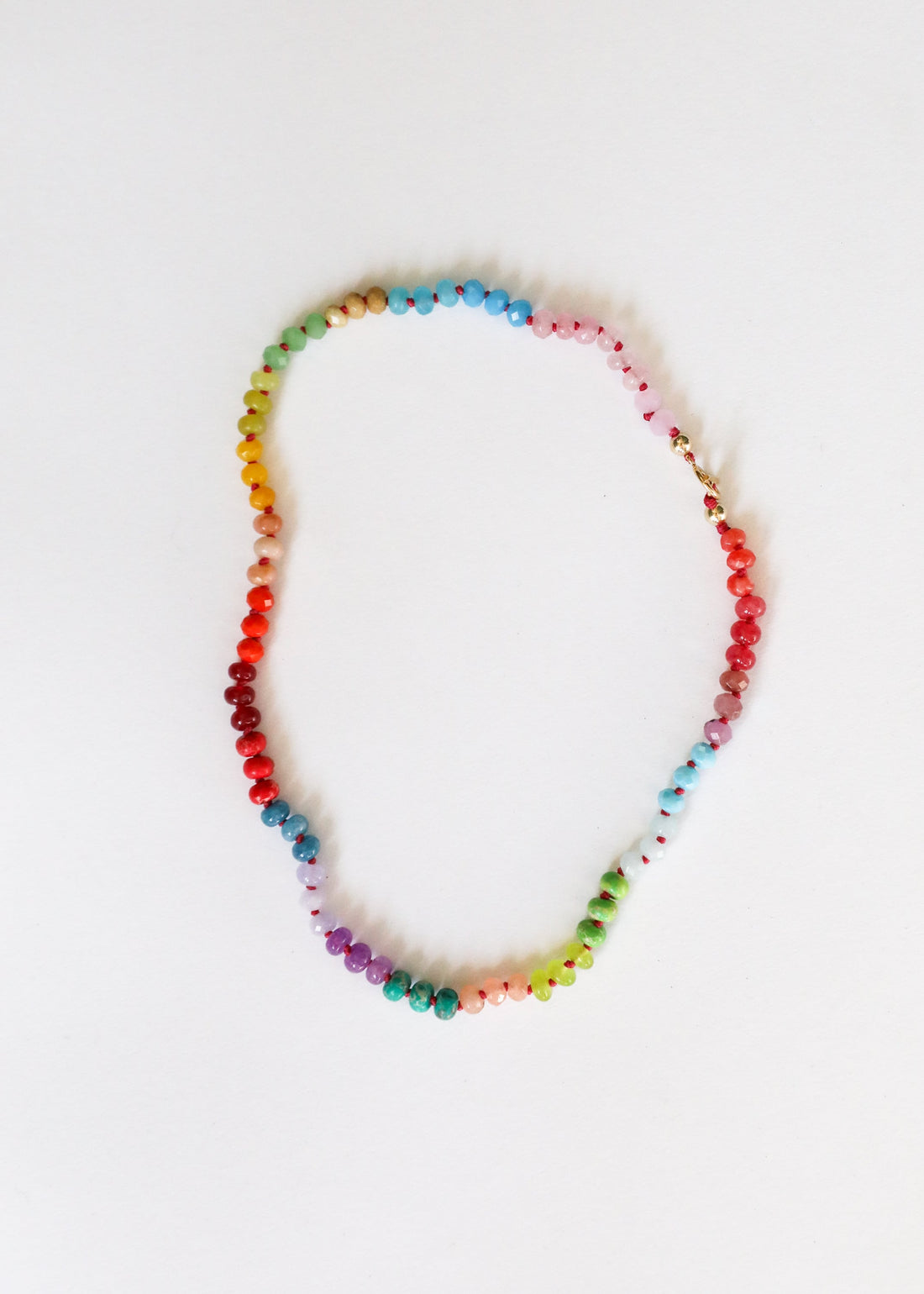 Natural Gemstone Necklace + 14k Gold Filled Toggle : Skyline by CanyonLeaf
