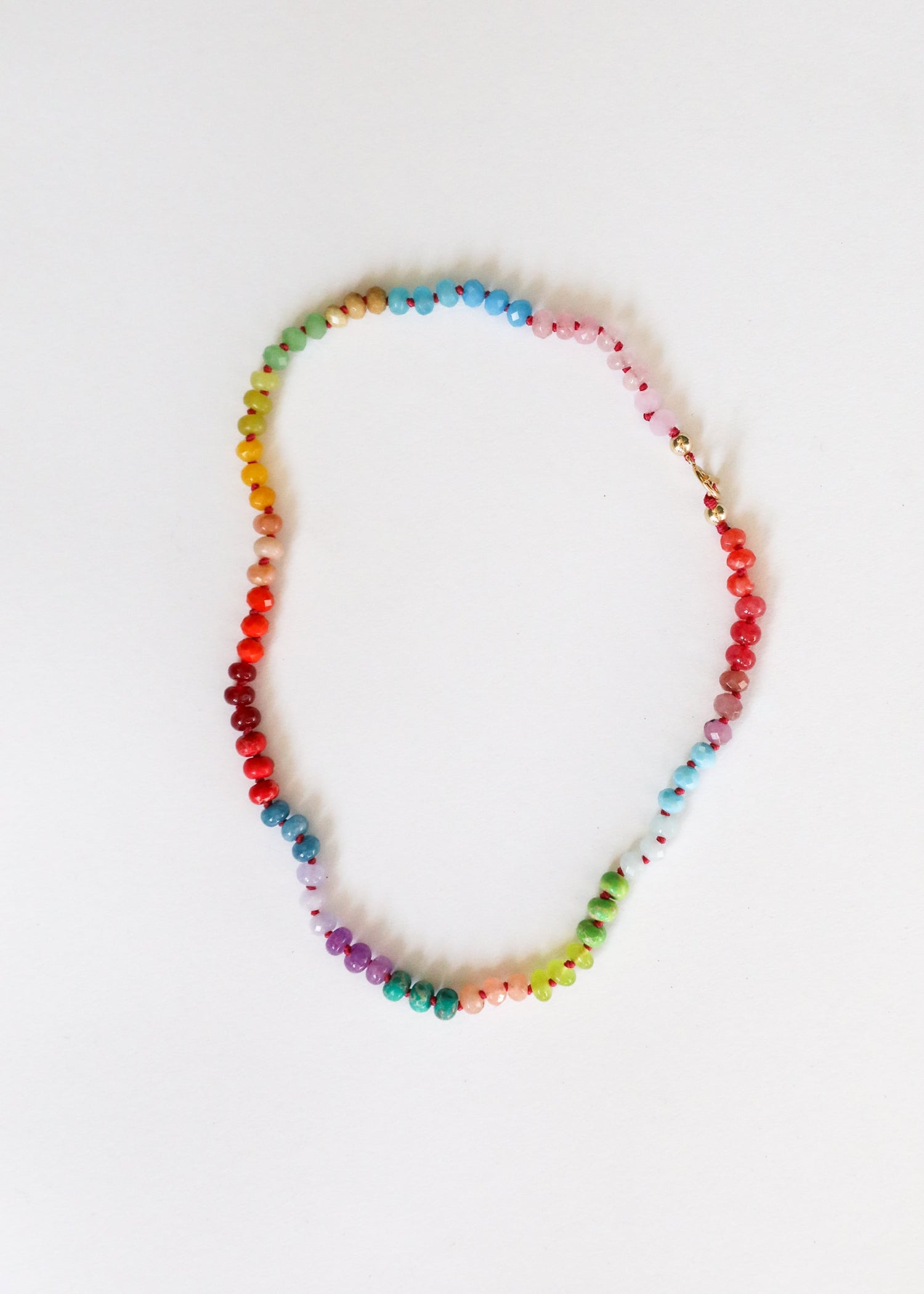 Natural Gemstone Necklace + 14k Gold Filled Toggle : Skyline by CanyonLeaf