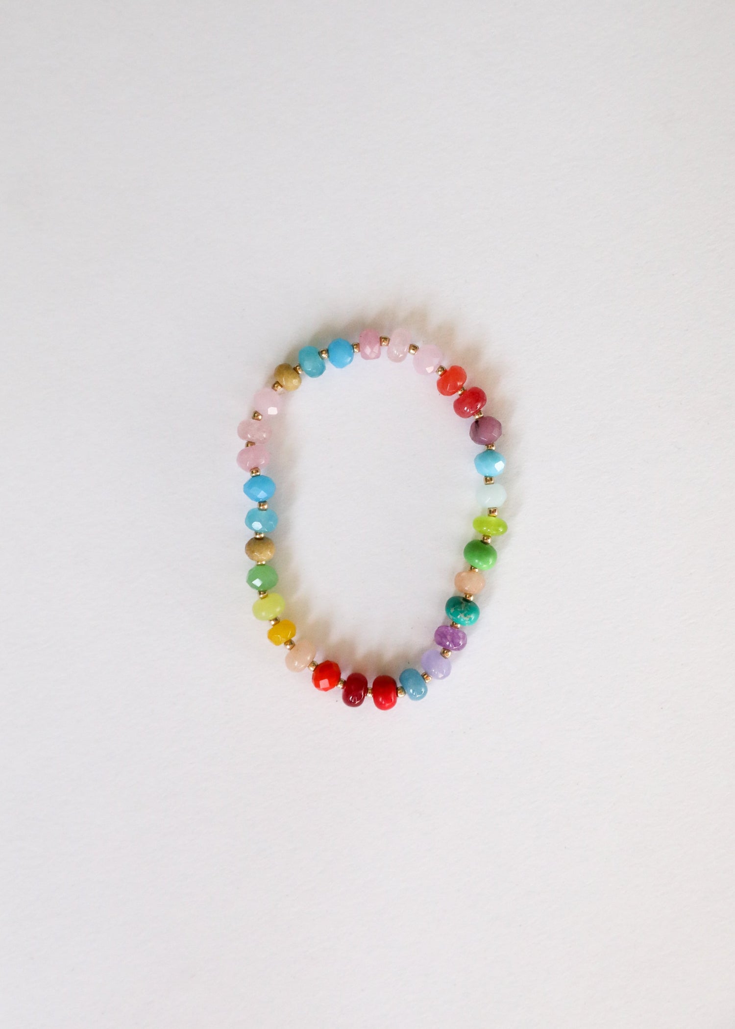 Natural Gemstone Bracelet + 14k Gold Filled Toggle : Skyline by CanyonLeaf