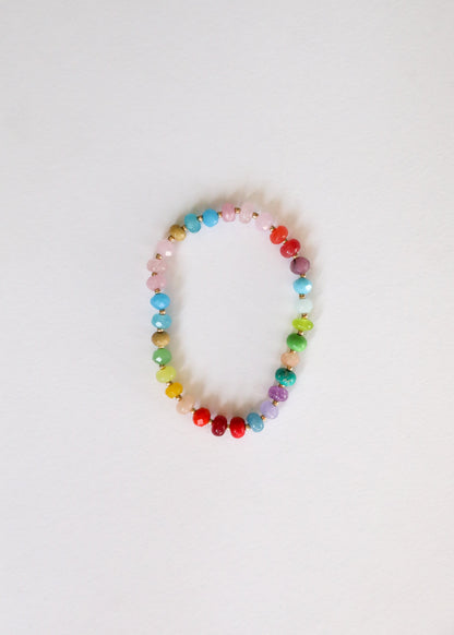 Natural Gemstone Bracelet + 14k Gold Filled Toggle : Skyline by CanyonLeaf
