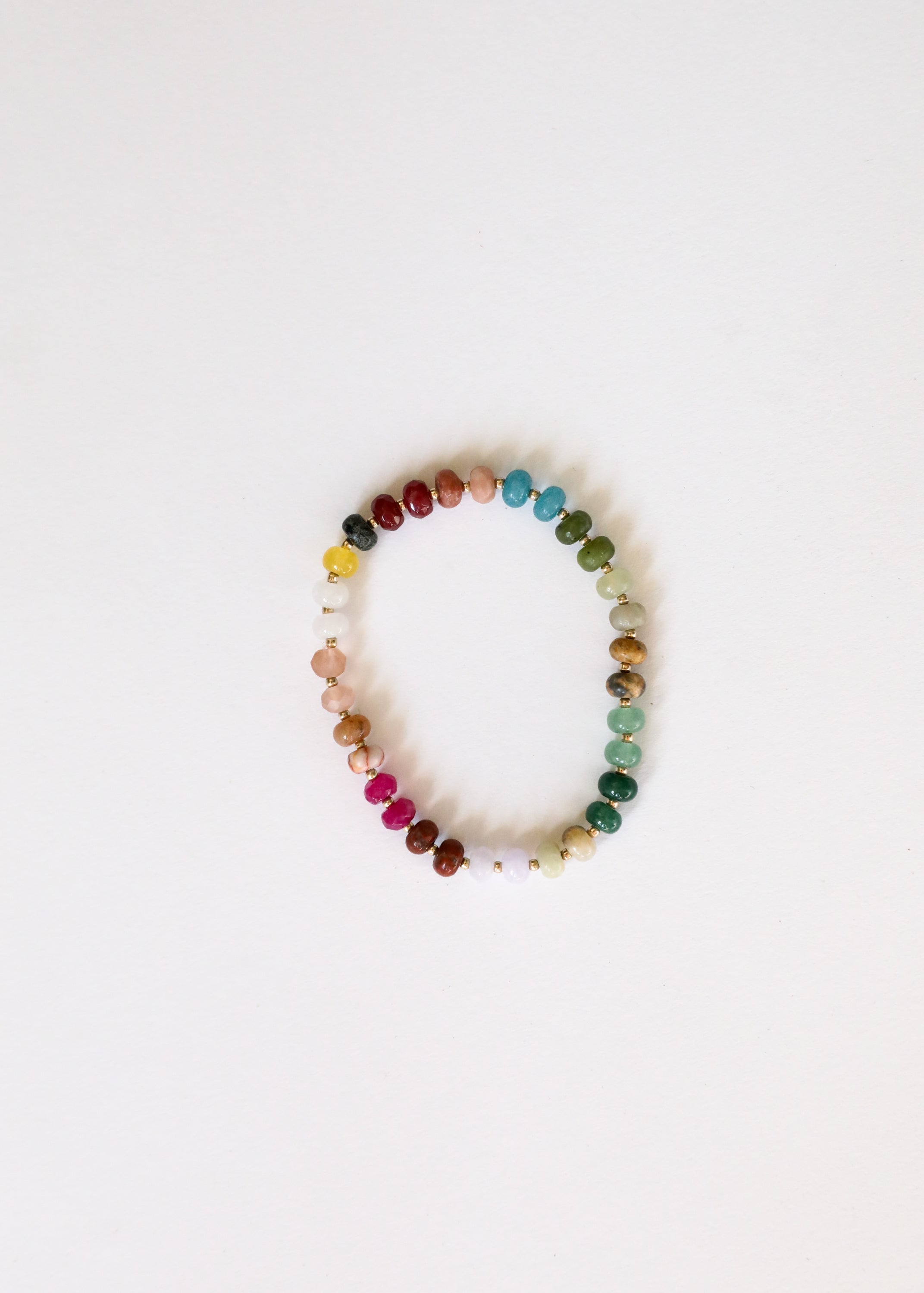 Natural Gemstone Bracelet + 14k Gold Filled Toggle : Sedona by CanyonLeaf