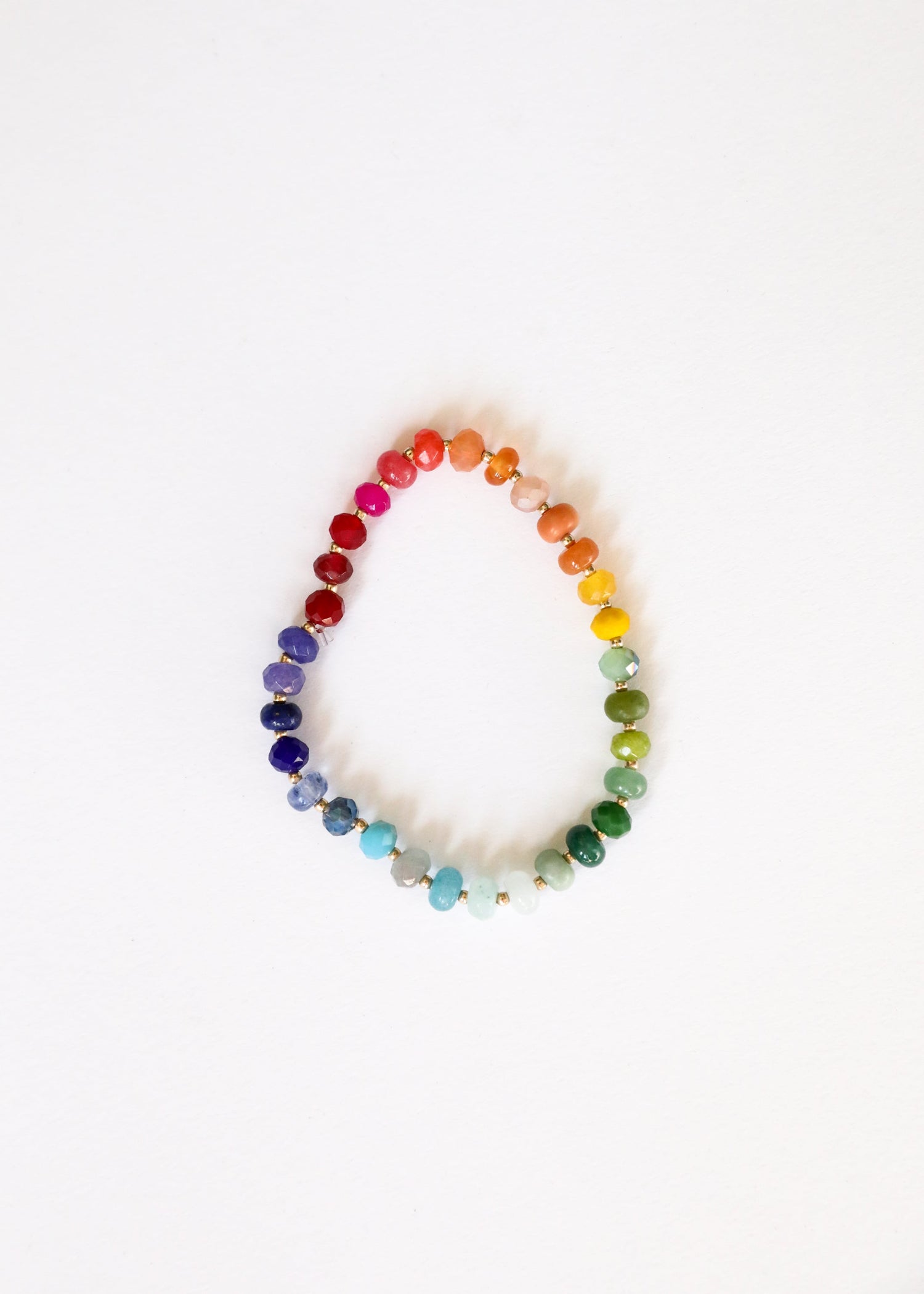 Natural Gemstone Bracelet + 14k Gold Filled Toggle : Key West by CanyonLeaf