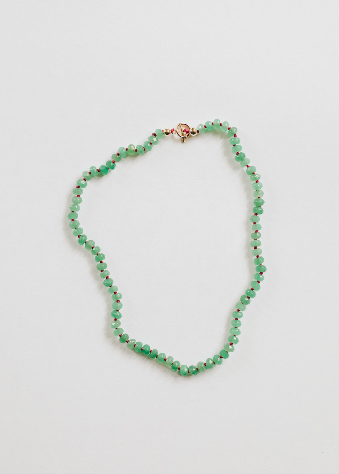 Natural Aventurine + 14k Gold Filled Toggle || Gemstone Necklace by CanyonLeaf