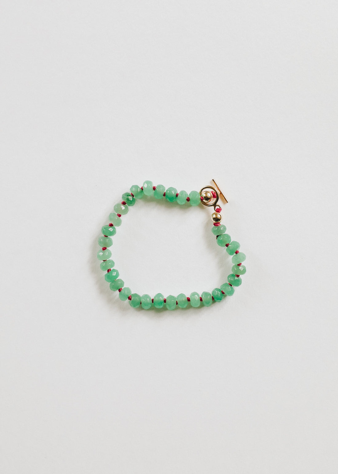 Natural Aventurine + 14k Gold Filled Toggle || Gemstone Bracelet or Anklet by CanyonLeaf