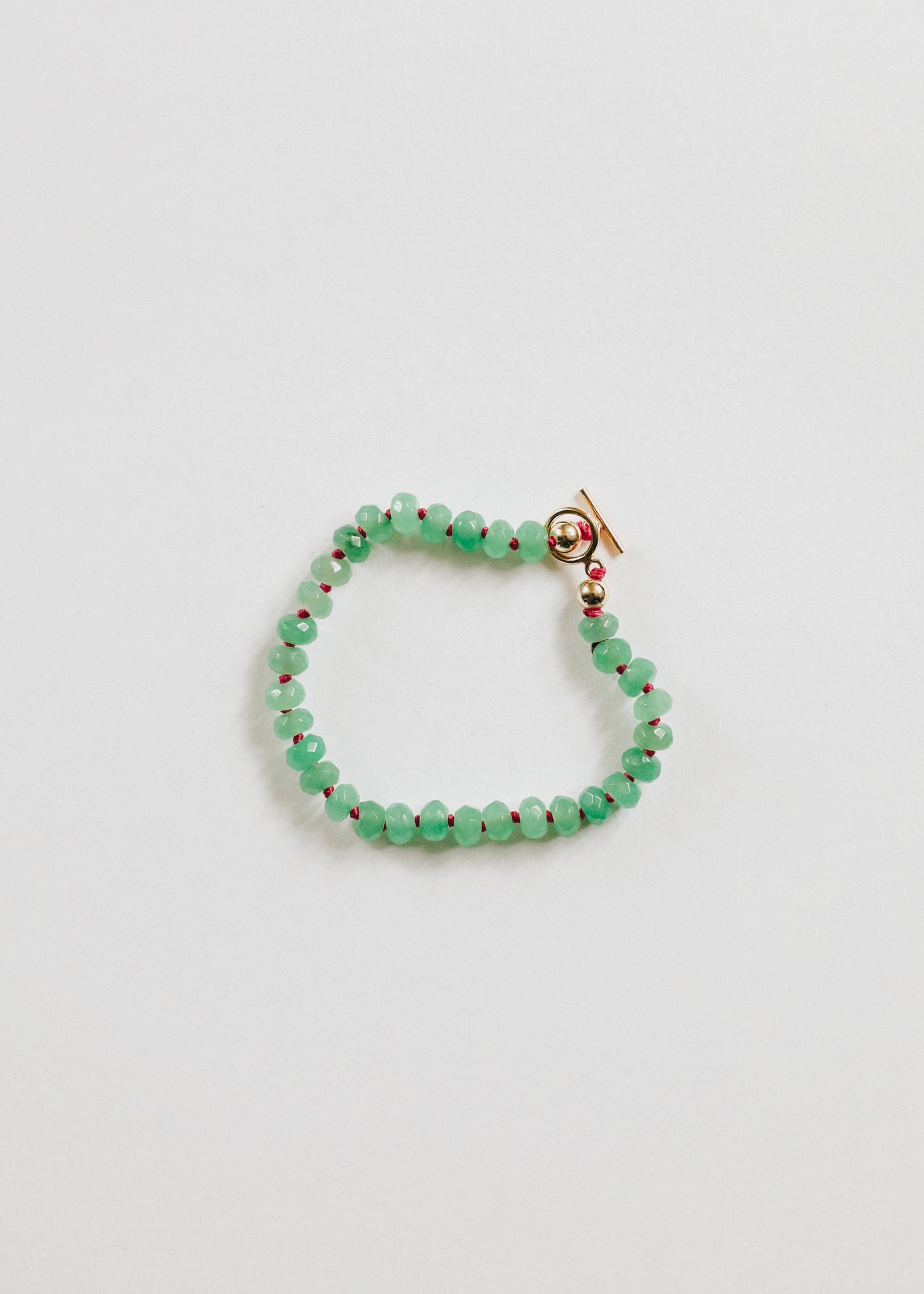 Natural Aventurine + 14k Gold Filled Toggle || Gemstone Bracelet or Anklet by CanyonLeaf