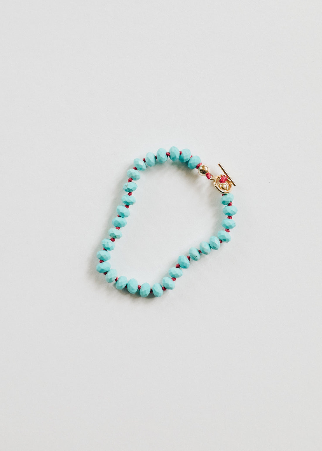 Turquoise + 14k Gold Filled Toggle || Gemstone Bracelet or Anklet by CanyonLeaf