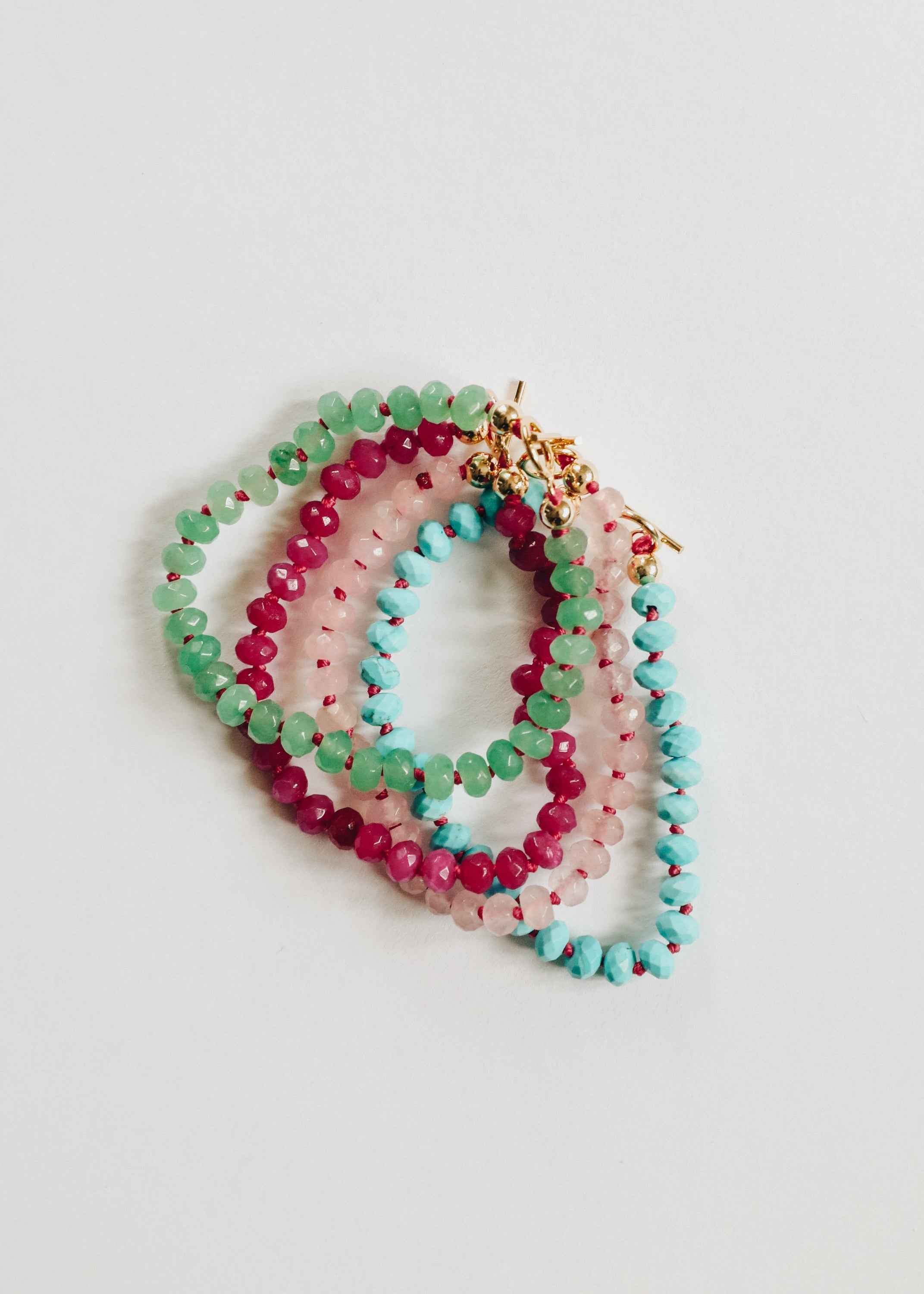 Natural Aventurine + 14k Gold Filled Toggle || Gemstone Necklace by CanyonLeaf