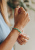 Natural Aventurine + 14k Gold Filled Toggle || Gemstone Bracelet or Anklet by CanyonLeaf