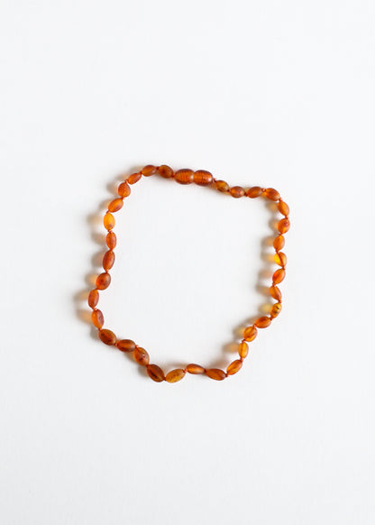 Raw Cognac Baltic Amber || Classic || Necklace by CanyonLeaf