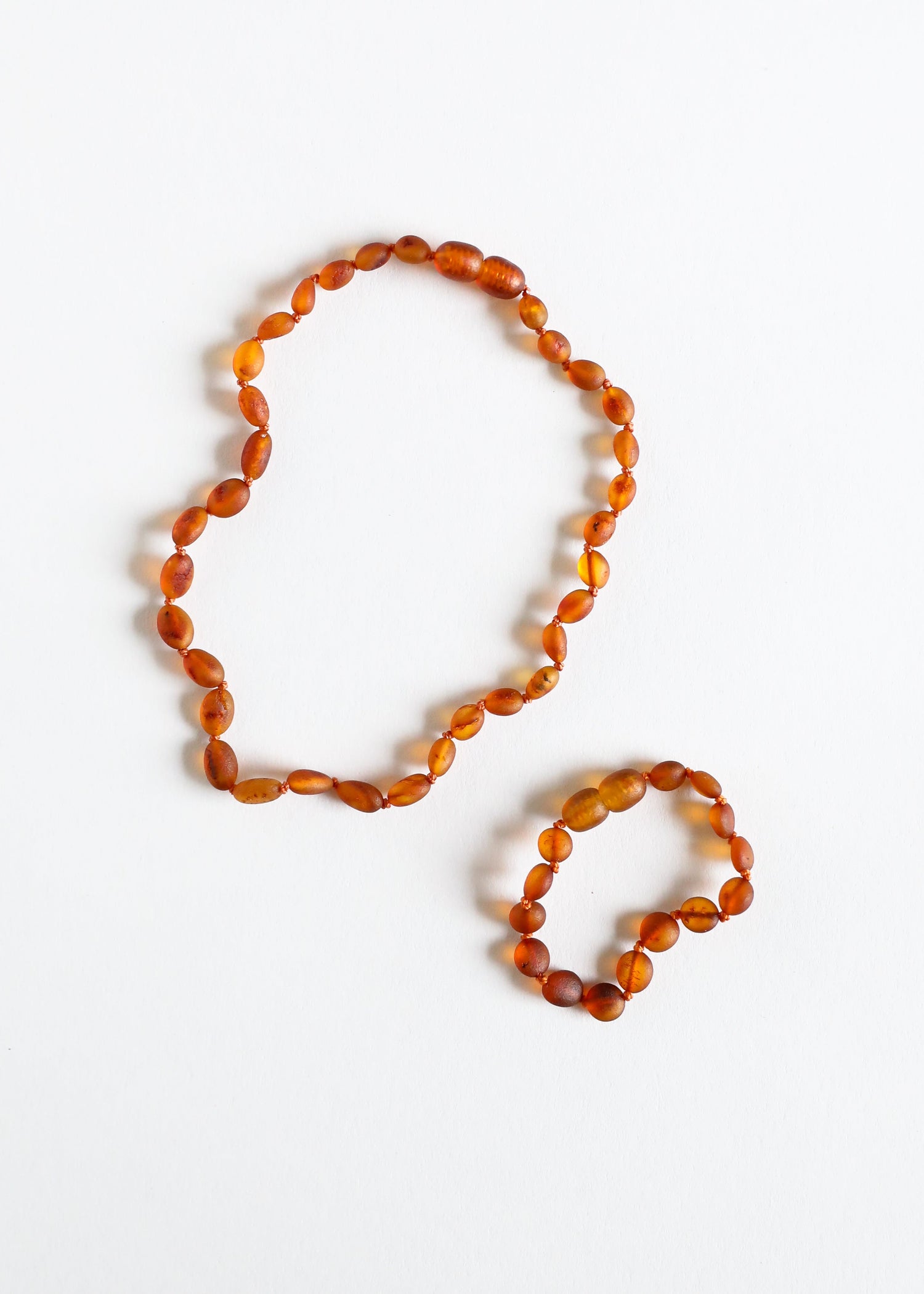 Raw Cognac Baltic Amber || Classic || Anklet or Bracelet by CanyonLeaf