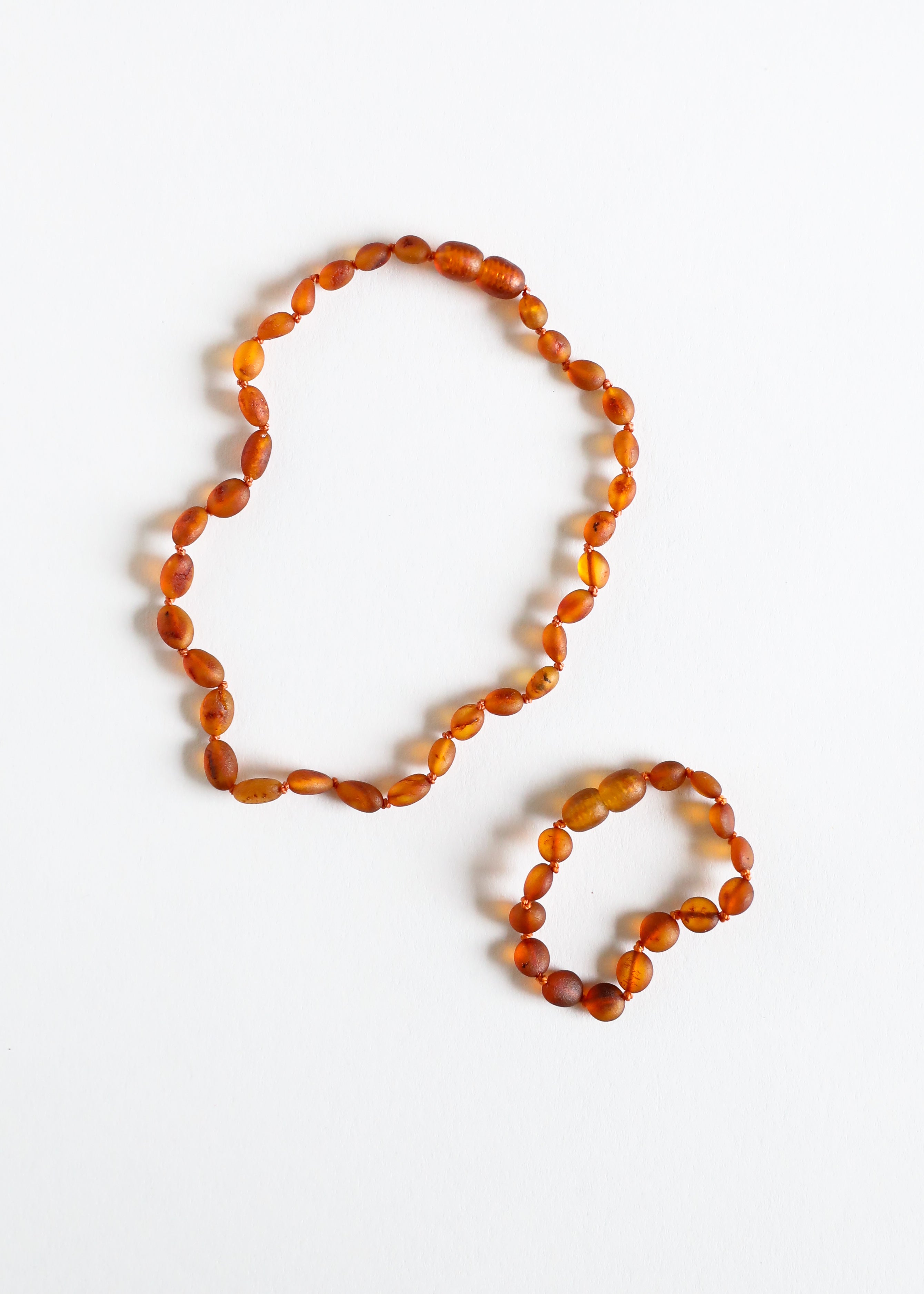 Raw Cognac Baltic Amber || Classic || Anklet or Bracelet by CanyonLeaf