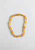 Polished Honey Baltic Amber + Honeysuckle Gemstones || Necklace by CanyonLeaf