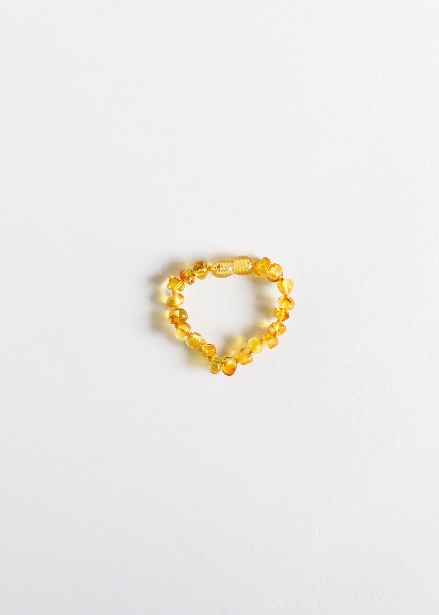 Polished Honey Baltic Amber || Anklet or Bracelet by CanyonLeaf