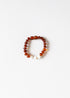 Raw Cognac Baltic Amber + Moonstone || Anklet • Bracelet by CanyonLeaf