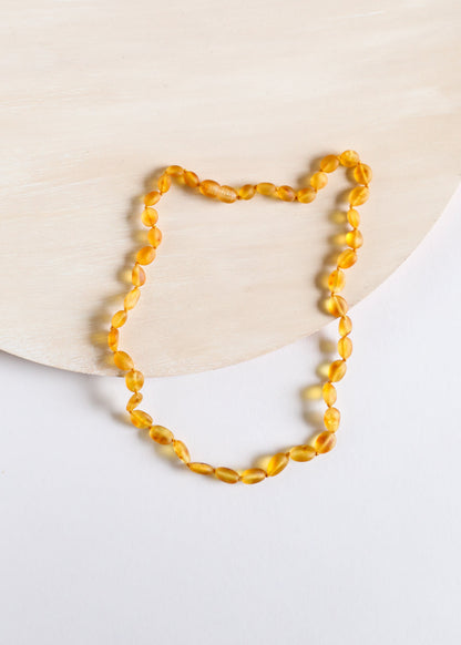 Raw Honey Baltic Amber || Classic || Necklace by CanyonLeaf