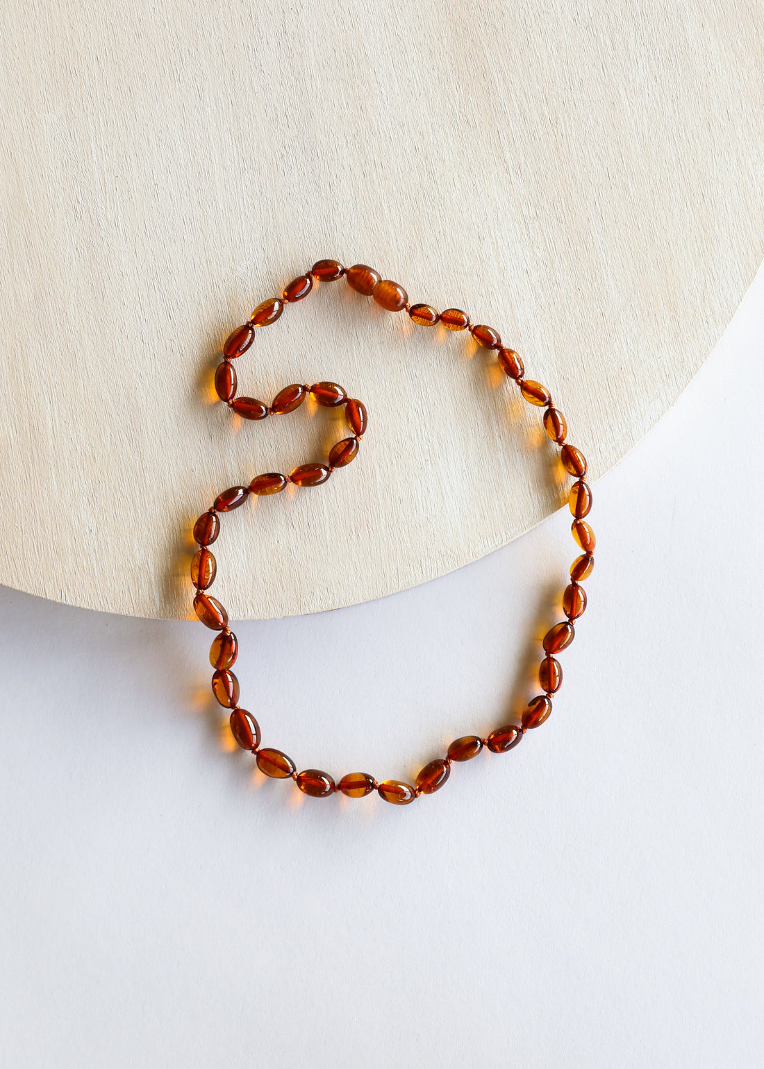 Polished Cognac Baltic Amber || Classic || Necklace by CanyonLeaf