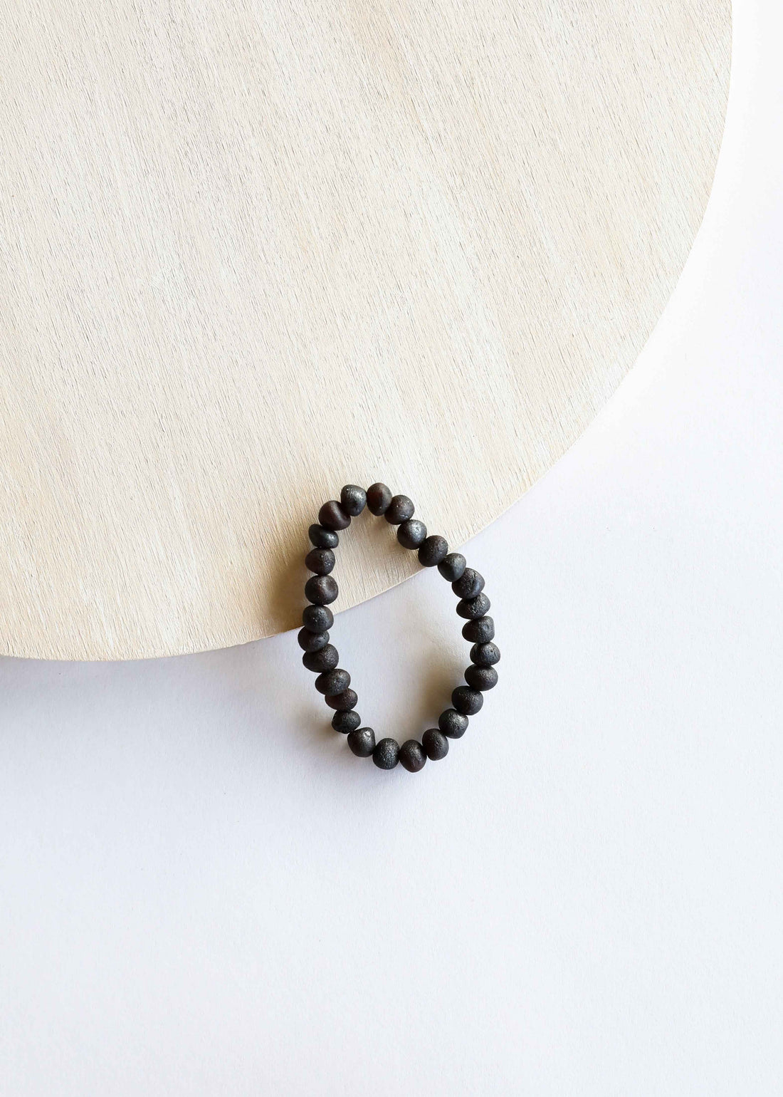 Raw Black Baltic Amber || Adult Bracelet by CanyonLeaf