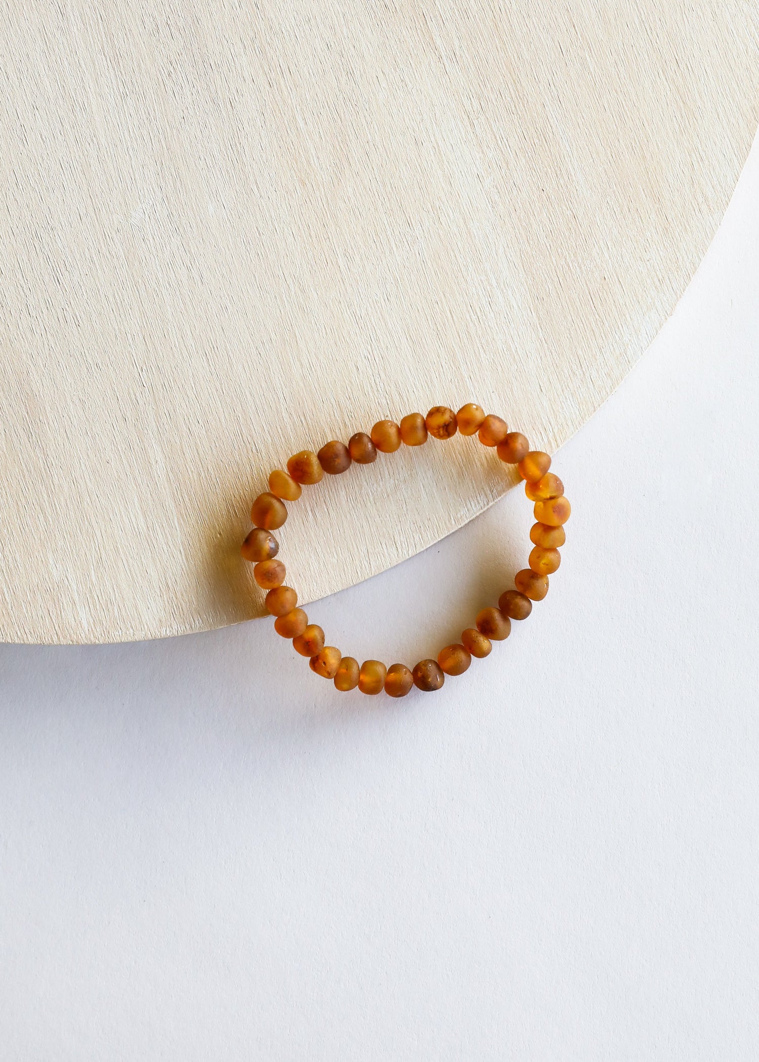 Raw Cognac Baltic Amber || Adult Bracelet by CanyonLeaf