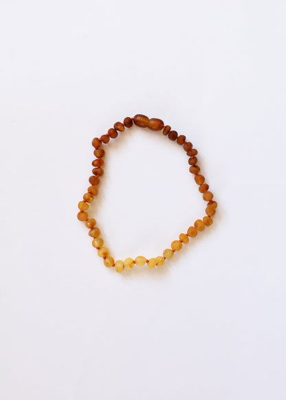 Raw Baltic Amber + Sunflower || Necklace || by CanyonLeaf