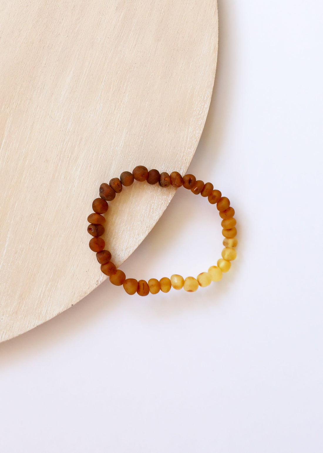 Raw Baltic Amber + Sunflower || Adult Bracelet by CanyonLeaf