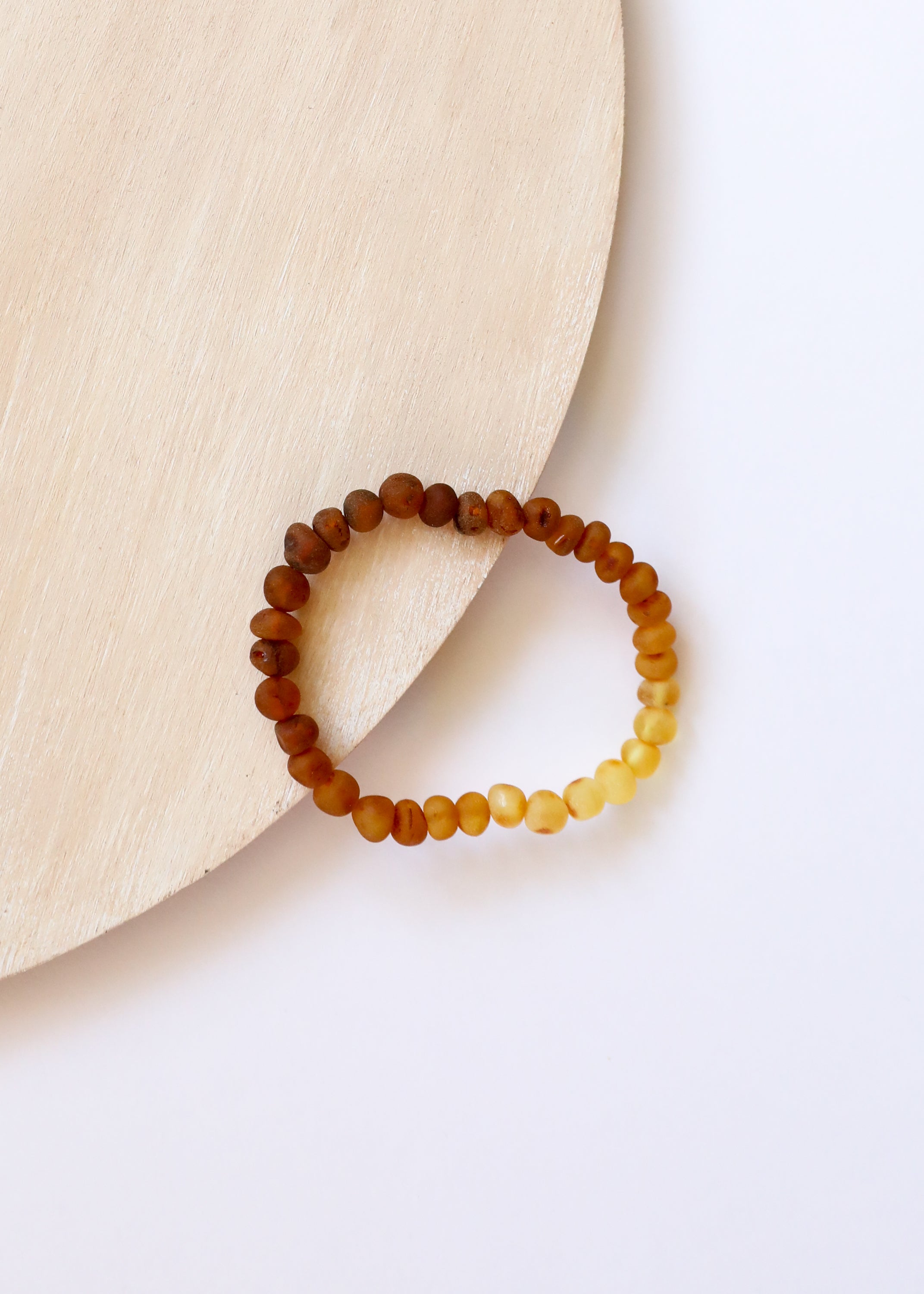 Raw Baltic Amber + Sunflower || Adult Bracelet by CanyonLeaf