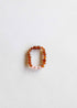 Raw Cognac Baltic Amber + Rose Quartz || Anklet or Bracelet by CanyonLeaf
