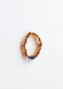Raw Cognac Baltic Amber + Lapis Lazuli || Adult Stretch Bracelet by CanyonLeaf