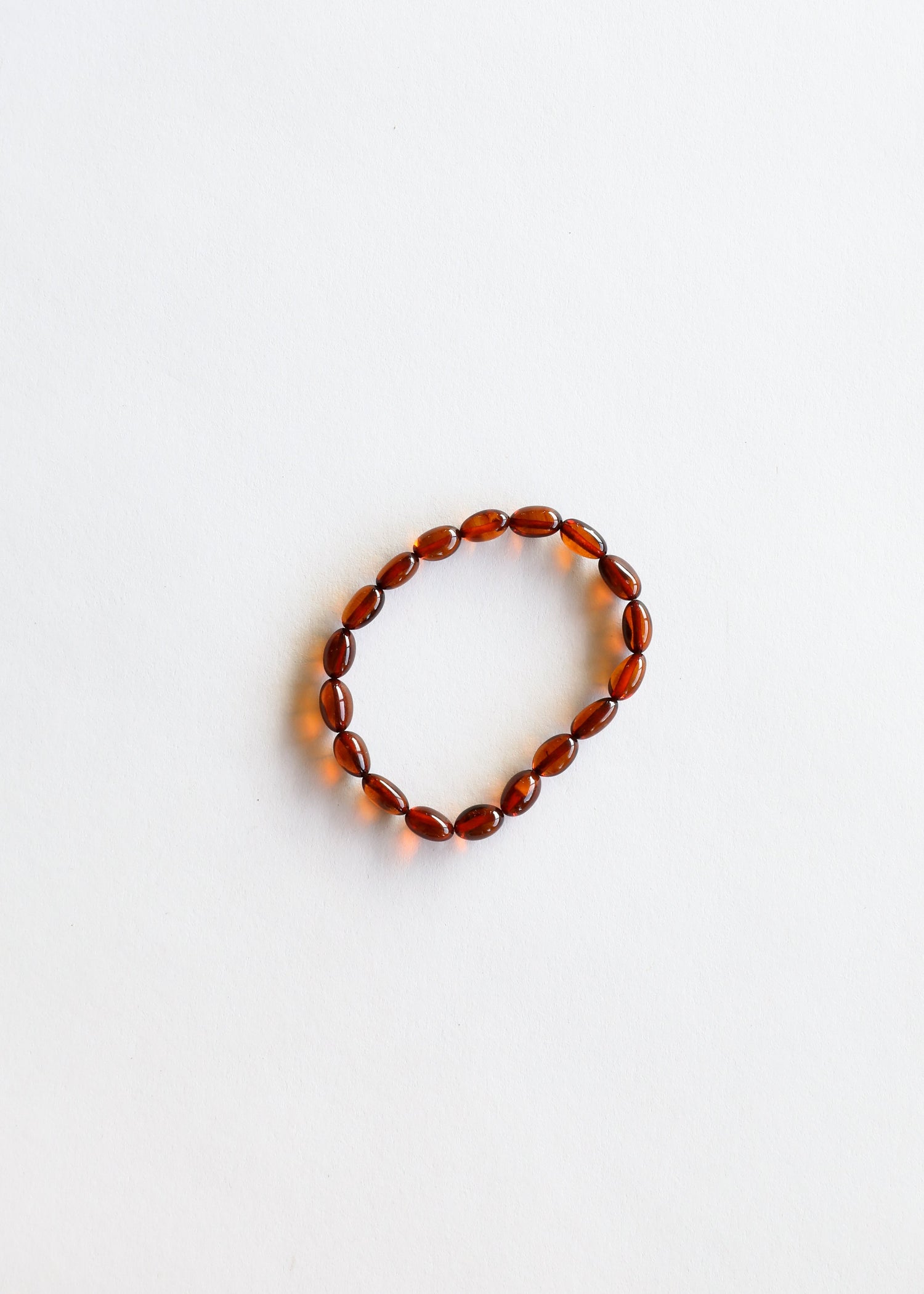 Polished Cognac Baltic Amber || Classic || Bracelet or Anklet by CanyonLeaf
