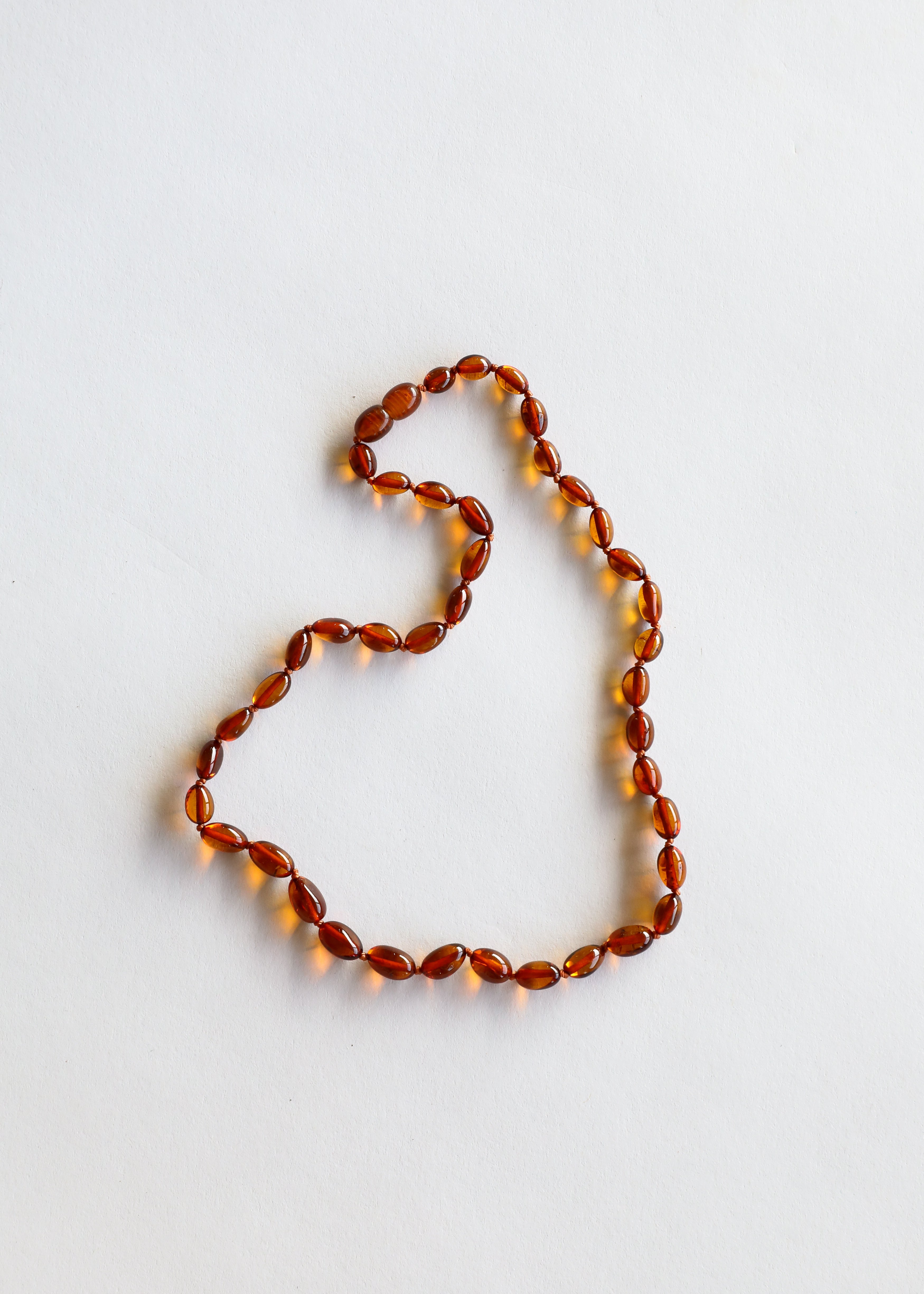 Polished Cognac Baltic Amber || Classic || Necklace by CanyonLeaf