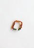 Raw Cognac Baltic Amber || Lava + Jade + Agate || Anklet or Bracelet by CanyonLeaf