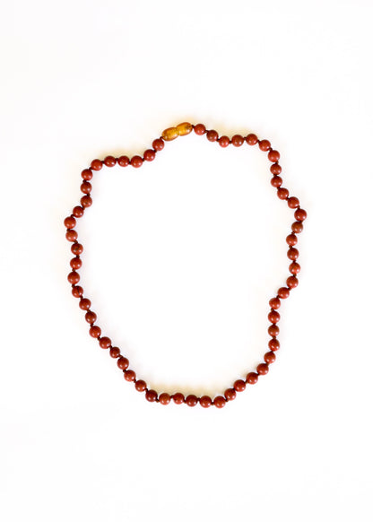 Pure Gemstone + Red Jasper || Necklace by CanyonLeaf